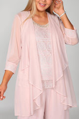 R&M Richards 7008W Plus Size Pant Suit