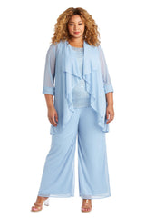 R&M Richards 7008W Plus Size Pant Suit