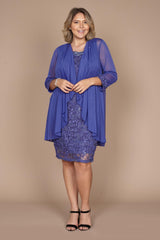 R&M Richards 7078 Mother Of The Bride Short Dress