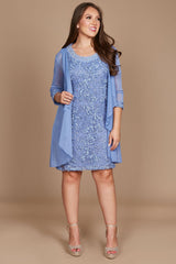 R&M Richards 7078 Mother Of The Bride Short Dress