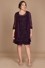 R&M Richards 7078 Mother Of The Bride Short Dress