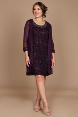 R&M Richards 7078 Mother Of The Bride Short Dress