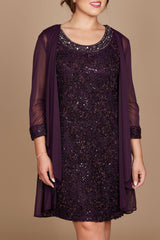 R&M Richards 7078 Mother Of The Bride Short Dress