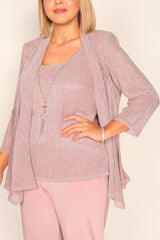 R&M Richards 7171W Long Pan Suit Mother Of The Bride