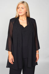 R&M Richards 7216W Plus Size Jacket Pant Suit