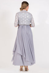 R&M Richards 7300 Long Mother Of Bride Formal Jacket Dress