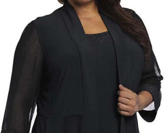 R&M Richards 8271W Short Mother Of Bride Plus Size Dress