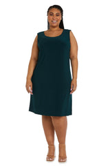 R&M Richards 8271W Short Mother Of Bride Plus Size Dress