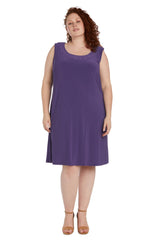 R&M Richards 8271W Short Mother Of Bride Plus Size Dress