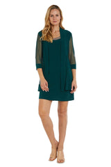 R&M Richards 8442 Short Mother Of The Bride Formal Dress