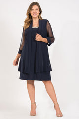 R&M Richards 8442 Short Mother Of The Bride Formal Dress