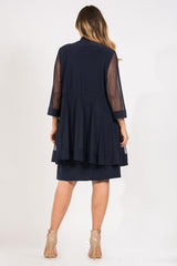 R&M Richards 8442 Short Mother Of The Bride Formal Dress