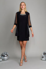 R&M Richards 8442 Short Mother Of The Bride Formal Dress