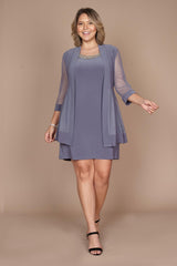 R&M Richards 8442 Short Mother Of The Bride Formal Dress