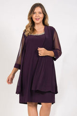 R&M Richards 8442 Short Mother Of The Bride Formal Dress