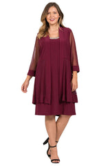 R&M Richards 8442 Short Mother Of The Bride Formal Dress