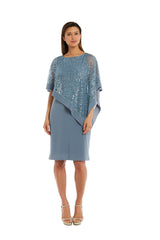 R&M Richards 8749 Short Mother Of The Bride Dress