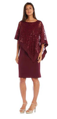 R&M Richards 8749 Short Mother Of The Bride Dress