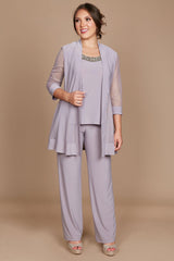 R&M Richards 8764W Plus Size Formal Pants Suit