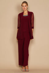 R&M Richards 8764W Plus Size Formal Pants Suit