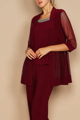 R&M Richards 8764W Plus Size Formal Pants Suit
