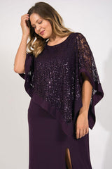 R&M Richards 8899W Long Plus Size Mother Of The Bride Formal Dress