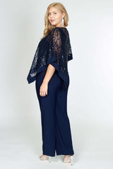 R&M Richards 8998W Plus Size Formal Pants Suit