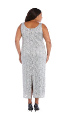 R&M Richards 9896W Long Plus Size Formal Dress