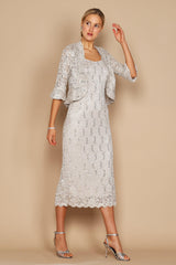 R&M Richards 9896W Long Plus Size Formal Dress