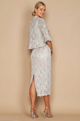 R&M Richards 9896W Long Plus Size Formal Dress