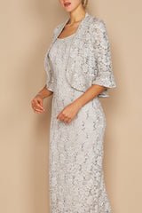 R&M Richards 9896W Long Plus Size Formal Dress