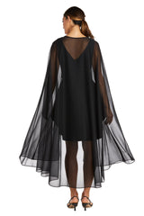 R&M Richards 2664 Chiffon Capei Jacket