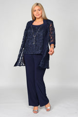 R&M Richards 5012P Formal Jacket Petite Pant Suit