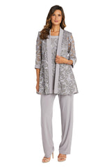 R&M Richards 5012P Formal Jacket Petite Pant Suit