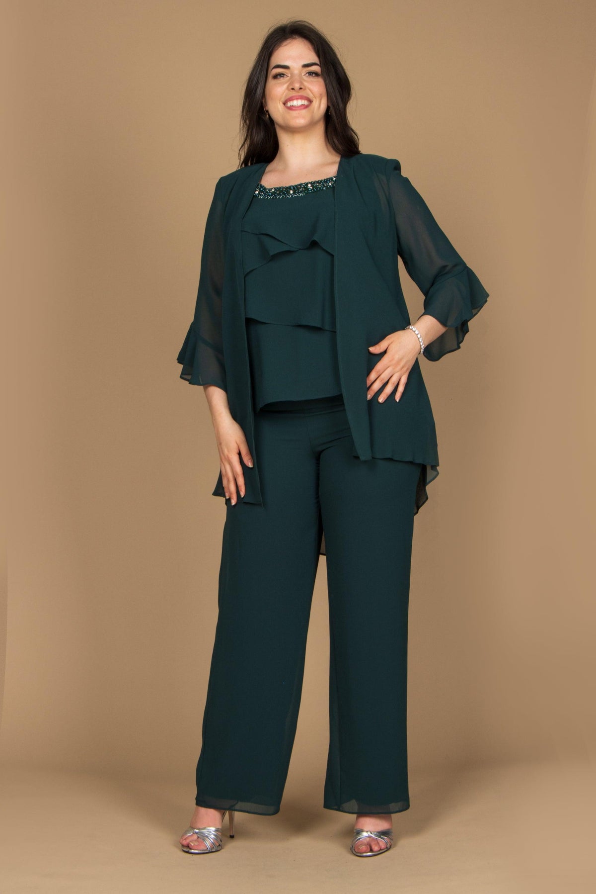 R&M Richards 9042 Formal Pantsuit