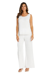 R&M Richards 2593 Long Formal Chiffon Pant Suit