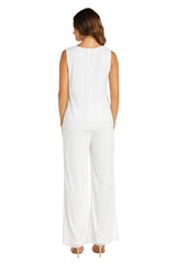 R&M Richards 2593 Long Formal Chiffon Pant Suit