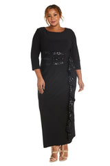 R&M Richards 3780W Long Formal Plus Size Dress