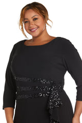 R&M Richards 3780W Long Formal Plus Size Dress
