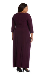 R&M Richards 3780W Long Formal Plus Size Dress