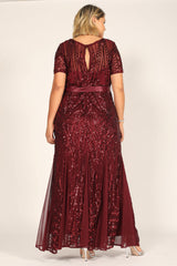 R&M Richards 1875 Mother Of The Bride Long Dress