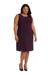 R&M Richards 3221W Plus Size Short Jacket Dress