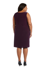 R&M Richards 3221W Plus Size Short Jacket Dress