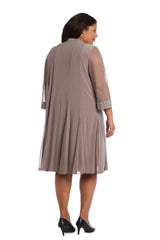 R&M Richards 3221W Plus Size Short Jacket Dress