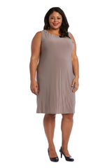 R&M Richards 3221W Plus Size Short Jacket Dress