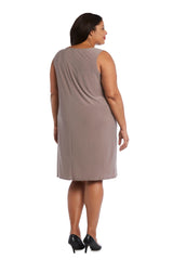R&M Richards 3221W Plus Size Short Jacket Dress