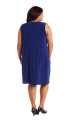 R&M Richards 3221W Plus Size Short Jacket Dress