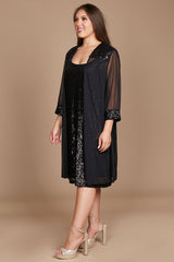 R&M Richards 2762W Short Black Formal Dress Jacket
