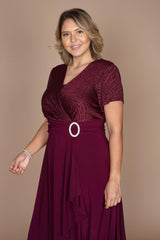R&M Richards 9109W Short Formal Plus Size Dress