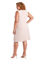 R&M Richards 7077W Short Plus Size Jacket Dress